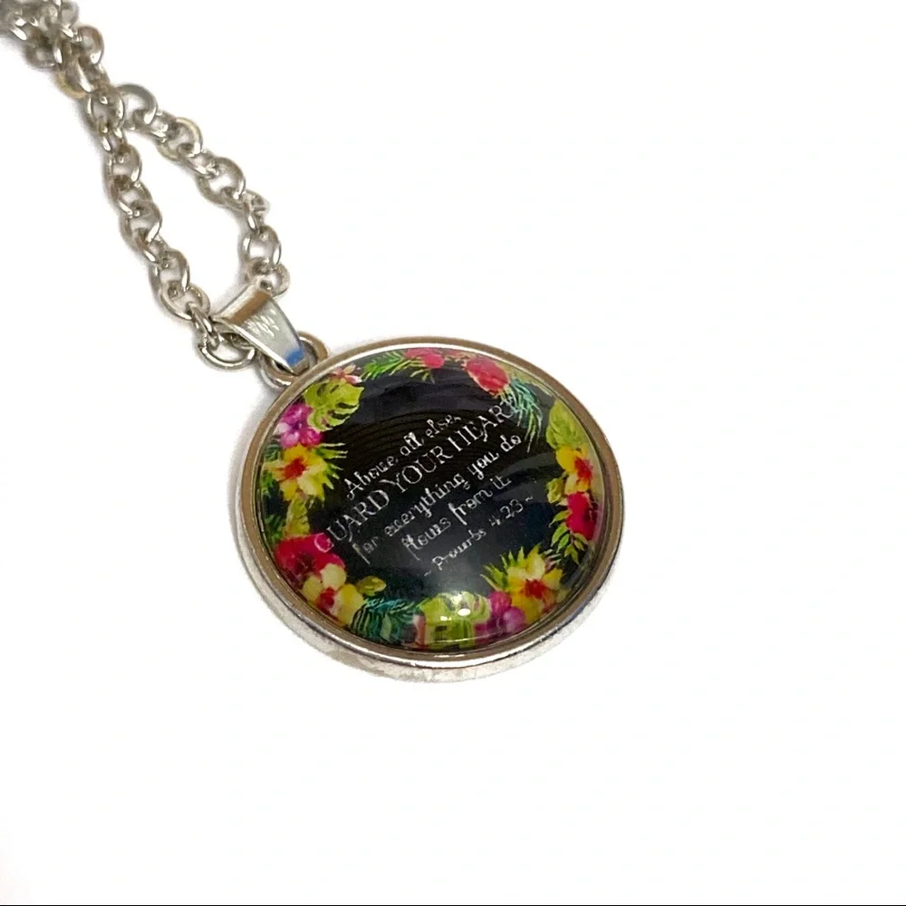 $3/20 Inspirational Scripture Verse Necklace